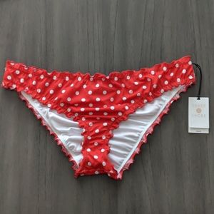 Ruffled Cheeky Bikini Bottom